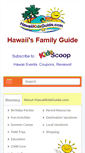 Mobile Screenshot of hawaiikidsguide.com